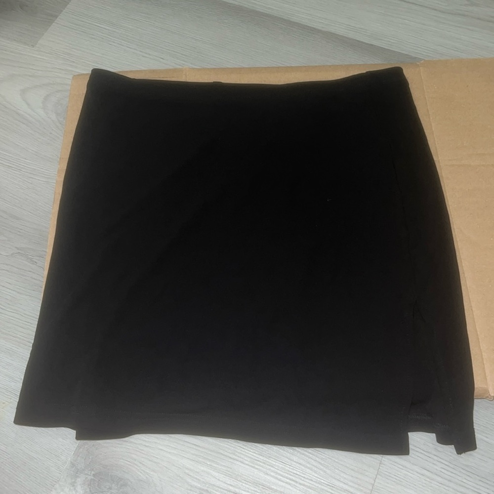 Express Black Midi Skirt